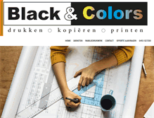 Tablet Screenshot of black-colors.nl